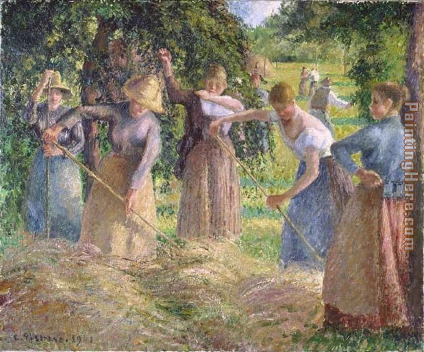Camille Pissarro Hay Harvest at Eragny